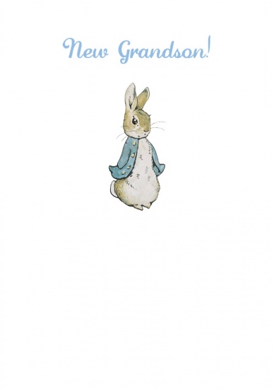 Beatrix Potter New Grandson Greeting Card